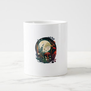 Grande Tasse Champignon drôle d'esthétique Goblincore et Cottag