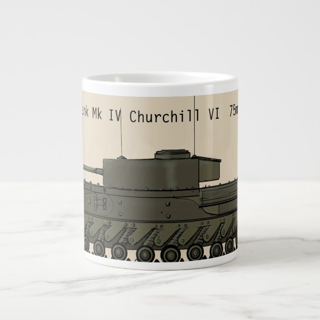 Grande Tasse Char d'infanterie Mk IV Churchill VI Classique bri (Devant)