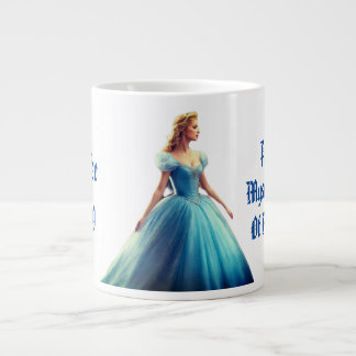 Grande Tasse Charmante Jeune Fille Design - Style Jumbo
