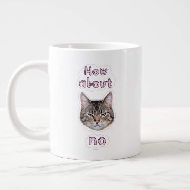 Grande Tasse Chat agacé (Gauche)