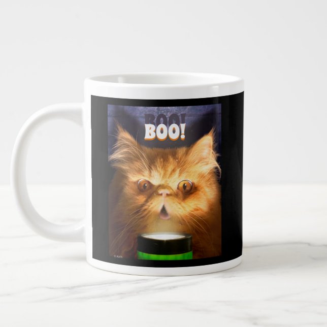 Grande Tasse Chat avec lampe de poche (Gauche)