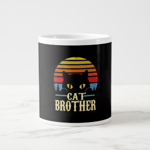 Grande Tasse Chat Brother Vintage des années 80 Style T-shirt r