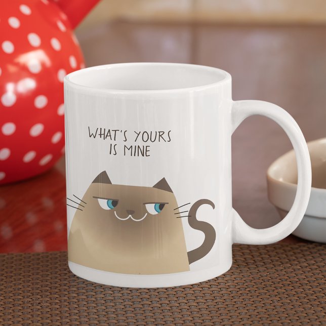 Grande Tasse Chat drôle (Créateur téléchargé)