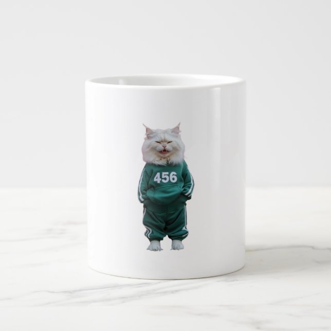 Grande Tasse Chat en Coupe (Devant)