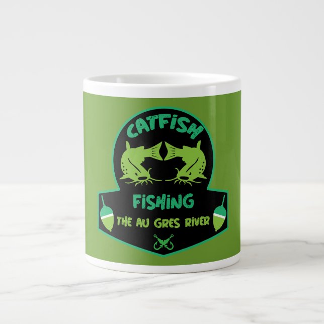 Grande Tasse Chat Fishing Au Gres (Devant)