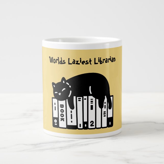 Grande Tasse Chat Mignon, Chat Drôle, Bibliothécaire Le Plus Pa (Devant)