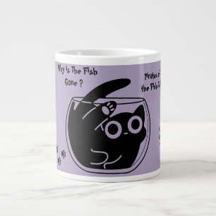 Grande Tasse Chat Mignon,Chat Drôle, Script Drôle, Moderne, Bra