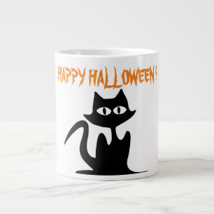 GRANDE TASSE CHAT NOIR "HAPPY HALLOWEEN"