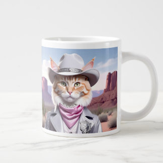 Grande Tasse Chat Sheriff