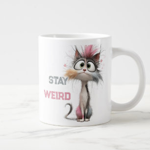 Grande Tasse Chat vieillissant drôle de 50 ans et plus