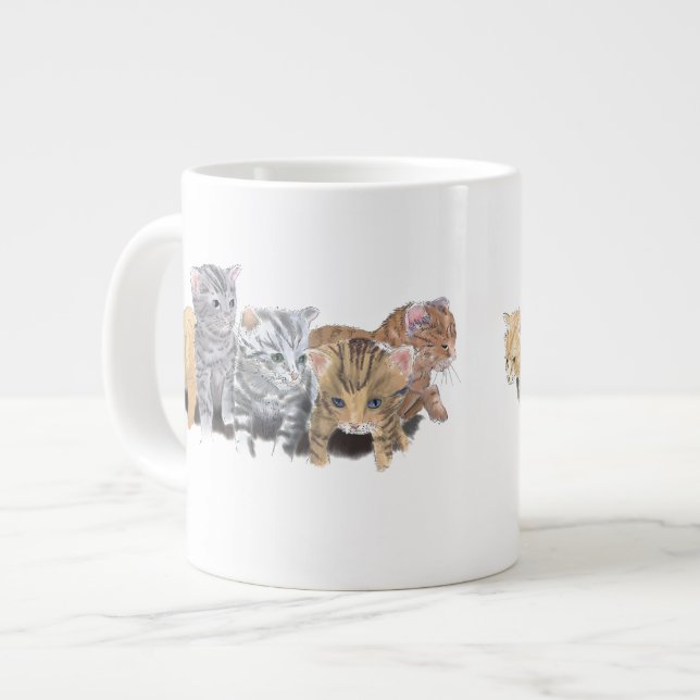 Grande Tasse Chatons adorables (Devant gauche)