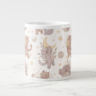 Grande Tasse Chatons étoiles