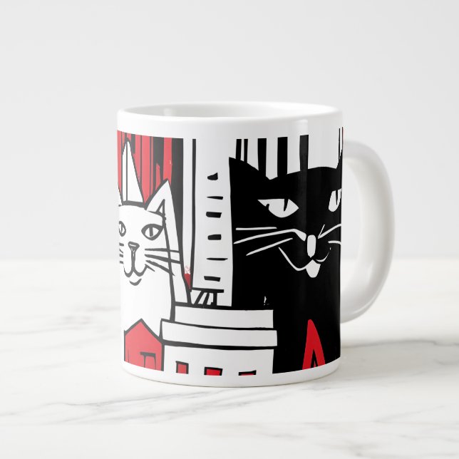 Grande Tasse Chats à New York (Devant droit)