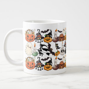 Grande Tasse Chats d'Halloween Fête Drôle
