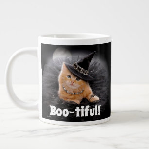 Grande Tasse Chatte à sorcière glamour