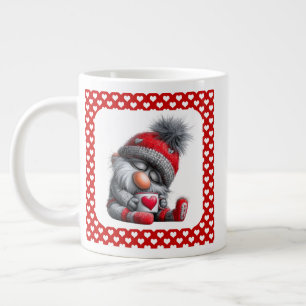 Grande Tasse "Chaud & Cosy" Gnome Endormi   Cacao d'Hiver 