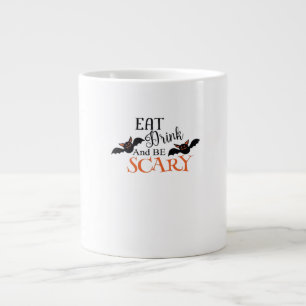 Grande Tasse Chauves-souris d'Halloween Soyez Drôle Mème Effray