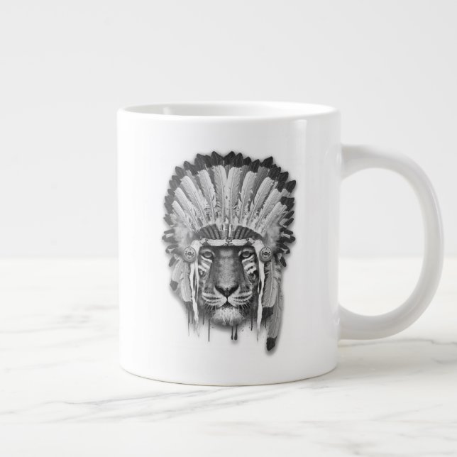 Grande Tasse Chef du tigre amérindien (Droite)