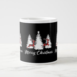 Grande Tasse Chemise de Noël pour femmes plaid de Buffalo