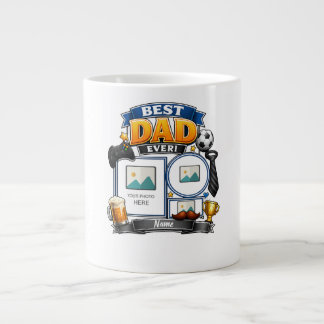 Grande Tasse Chemise photo personnalisée pour la fête des pères