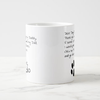 Grande Tasse Cher papa chien Maman Personnalisée Nom de l'anima