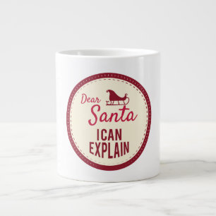 Grande Tasse Cher Père Noël, je peux expliquer, citations drôle
