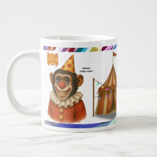 Grande Tasse Chester le clown chimpanzé
