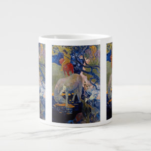Grande Tasse Cheval blanc de Paul Gauguin, Art Vintage