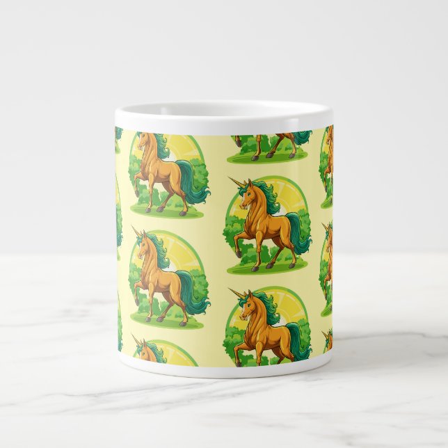 Grande Tasse Cheval licorne (Devant)