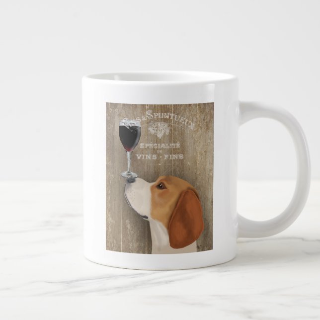 Grande Tasse Chien Au Vin Beagle (Droite)