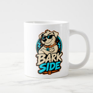 Grande Tasse Chien côté Bark PNG, Création de sublimation de ch