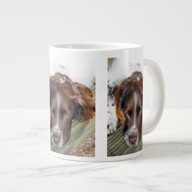 GRANDE TASSE CHIEN ESPAGNOL (Devant droit)