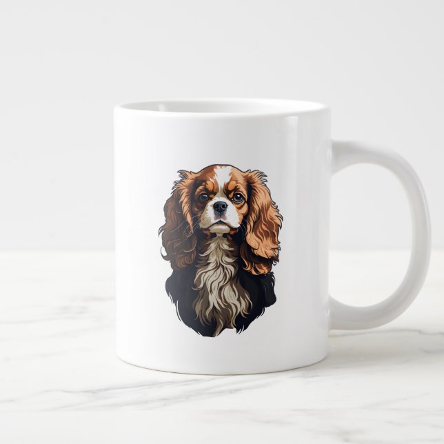 Grande Tasse Chien spaniel Cavalier King Charles (Droite)