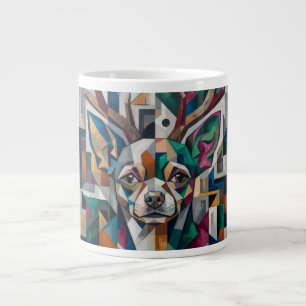 Grande Tasse Chihuahua Abstrait 