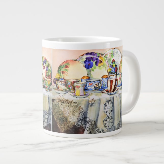 Grande Tasse Chine peinte à la main (Devant droit)