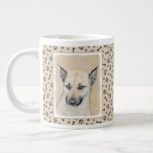 Grande Tasse Chinook (Oreilles Pointées) Peinture - Art Chien o