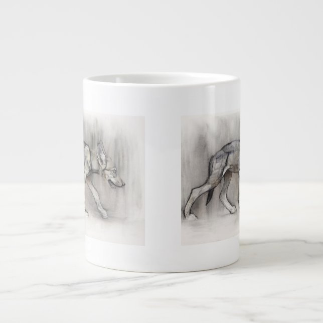 Grande Tasse Chiot maigre (Devant)