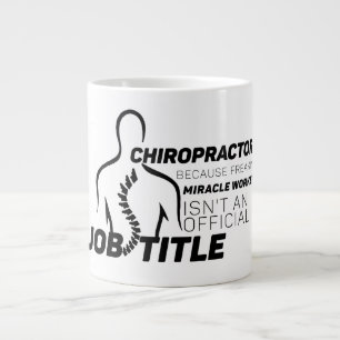 Grande Tasse Chiropraticiens Parce que Faiseur de Miracles Pas