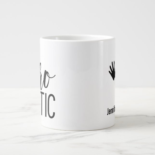 Grande Tasse Chiropratique Personnalisé Chiropraticien (Devant)