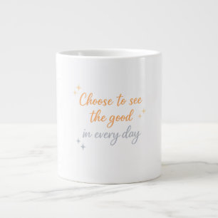 Grande Tasse Choisissez le Bien – Conception de citation positi