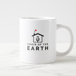 Grande Tasse Chorale du logo de la Terre Jumbo Pint