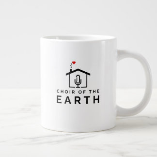 Grande Tasse Chorale du logo de la Terre Jumbo Pint