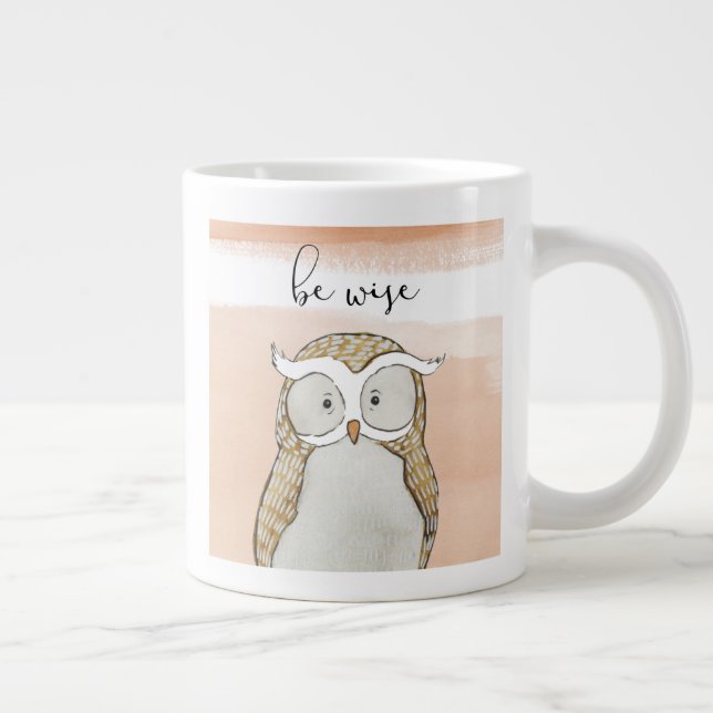 Grande Tasse Chouette | Soyez sages (Droite)