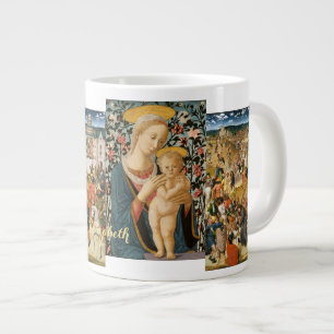 Grande Tasse Christ Portant la Croix Vierge et Enfant Jésus