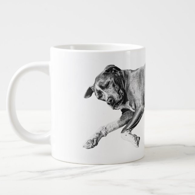 Grande Tasse Christmas Nap, Pit Mix Peace (Gauche)