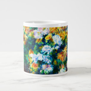 Grande Tasse Chrysanthèmes vintage par Pierre-Auguste Renoir