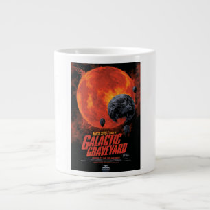 Grande Tasse Cimetière Spatial Crâne Halloween Galaxie d'Horreu