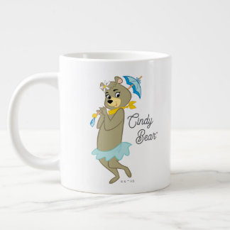 Grande Tasse Cindy Bear tenant le parasol
