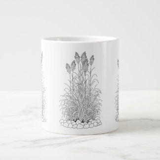 Grande Tasse Cinna arundinacea - Herbe de roseau de bois - Plan