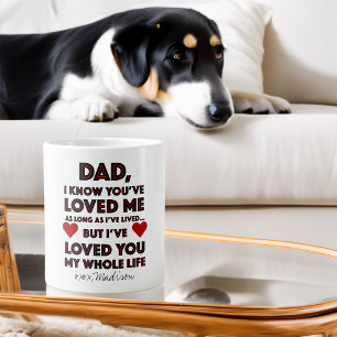 Grande Tasse Citation de la fête des pères
